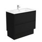 JOLI AMATO 900 Matte Black Vanity On Kick 1TH