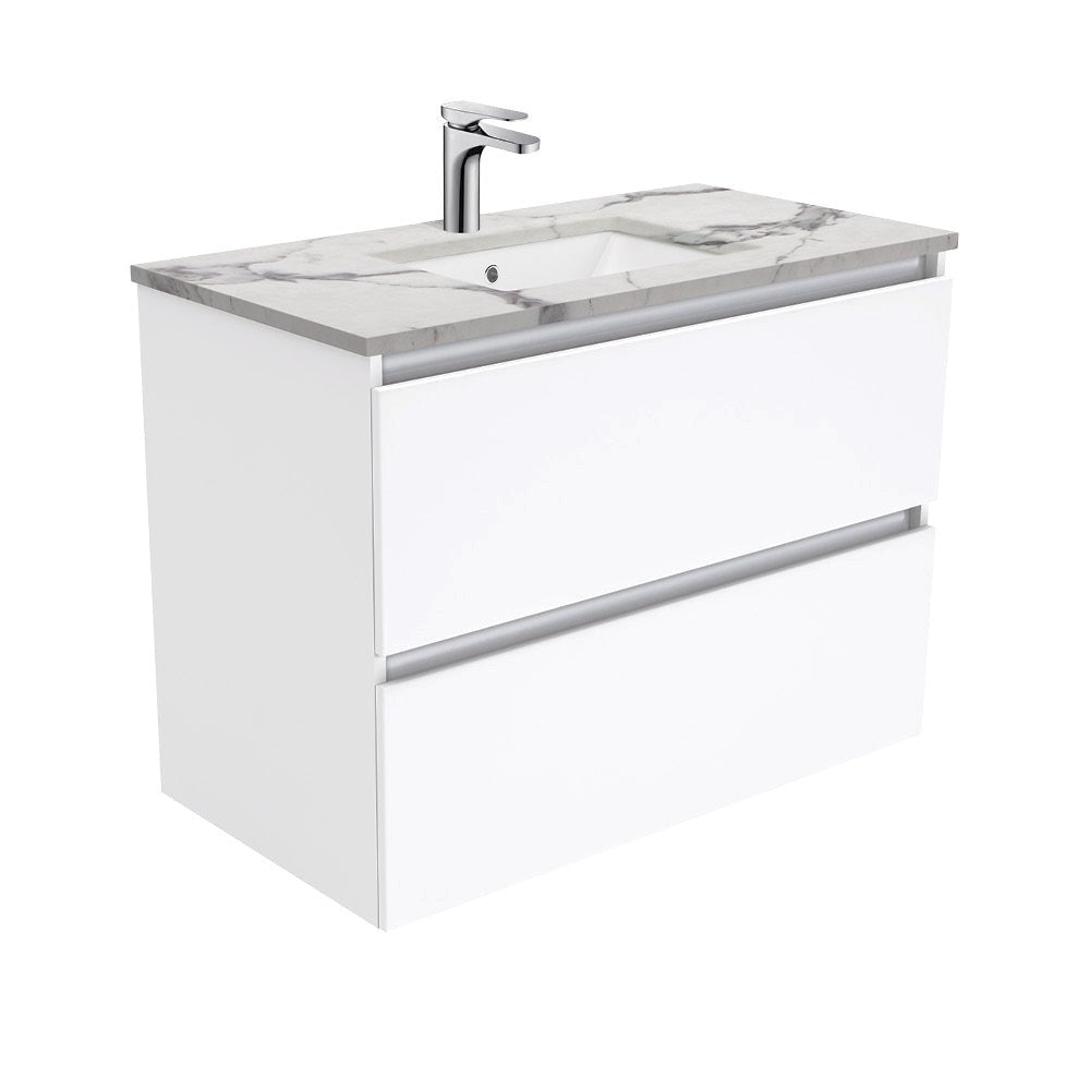 SARAH CALACATTA MARBLE 900 QUEST Wall Hung Cab 1TH