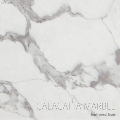 SARAH CALACATTA MARBLE 900 HAMPTON Cab on Kick 1TH