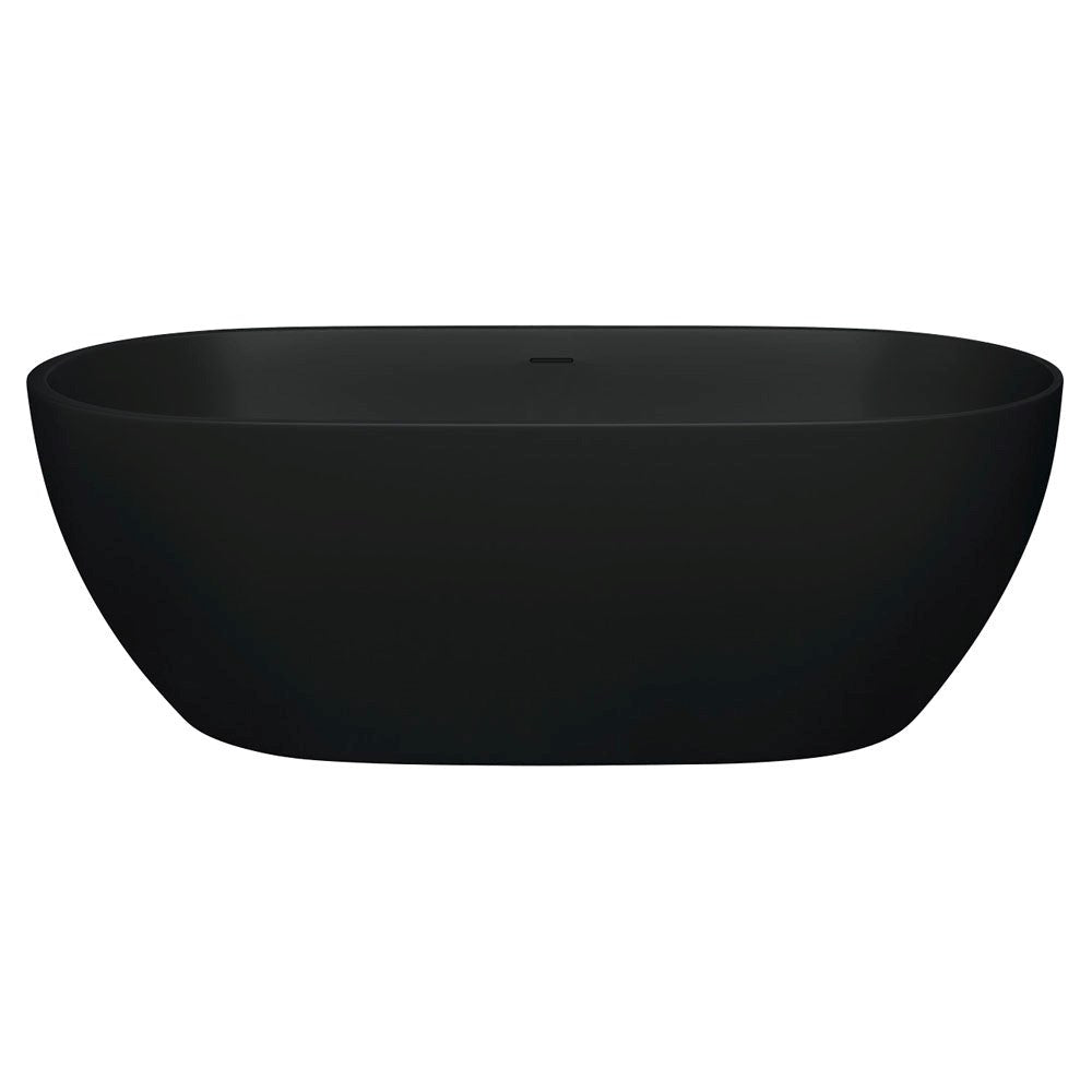 LUCIANA  1700 Matte Black Bath 1690 x 800 x 550mm