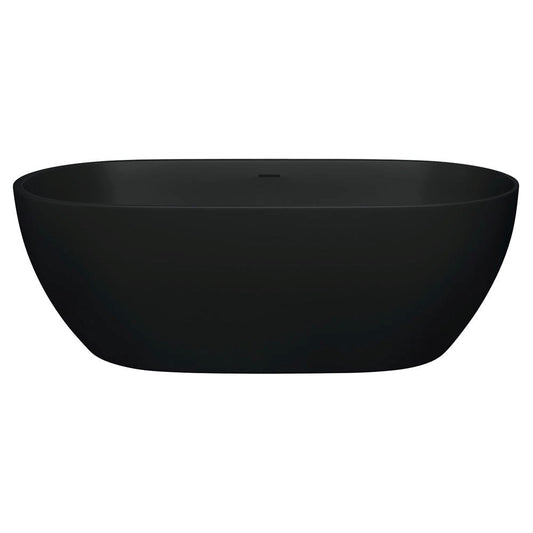 LUCIANA  1700 Matte Black Bath 1690 x 800 x 550mm