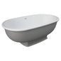 WASHINGTON Matte Grey Stone Bath 1560 x 810 x 545 mm with Overflow