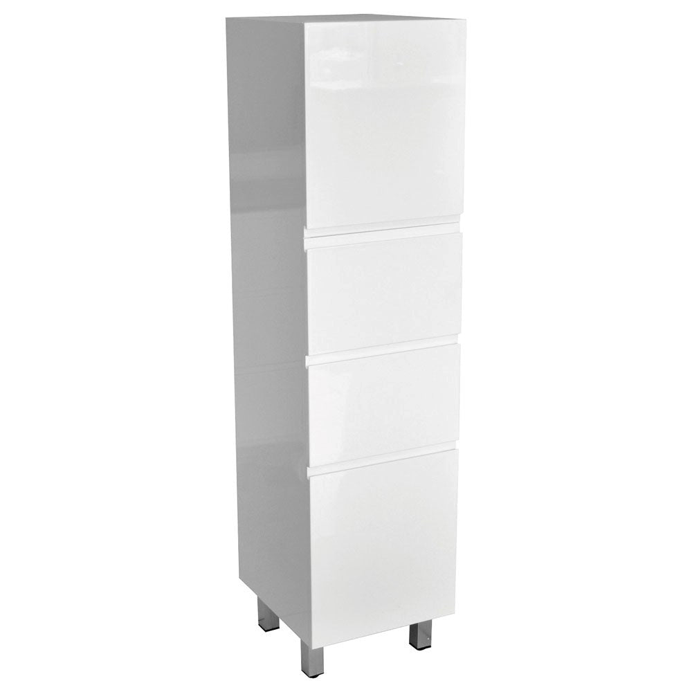 Tall Boy Fingerpull 380x420x 1500mm High Square Legs