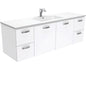 DOLCE Ceramic 1500 Wall Hung UNIVERSAL Cab with Handles Single Bowl 1TH