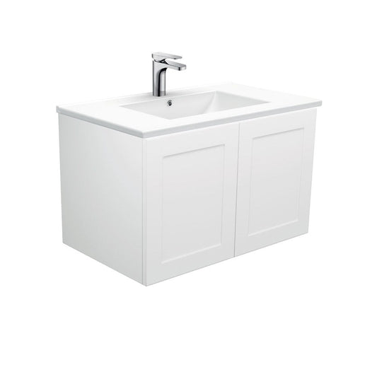 DOLCE Ceramic 750 MILA SHAKER Wall Hung Cab No Handles Left 1TH
