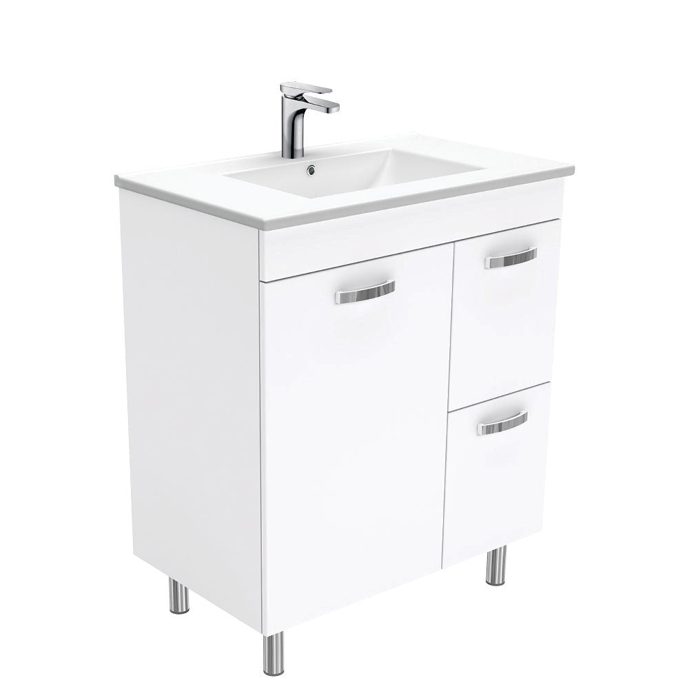 DOLCE Ceramic 750 UNI Cab on Legs Solid Doors Right Hand Drawers 1TH