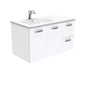 DOLCE 900 Left Offset Basin UNICAB Wall Hung Vanity 1TH
