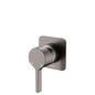 SANSA Wall Mixer Gun Metal Soft Square Plate