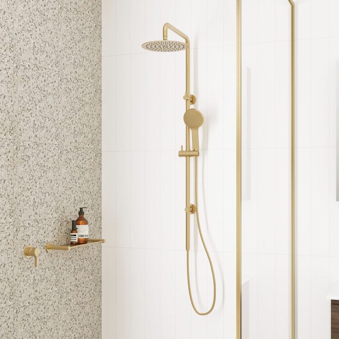 KAYA Shower Shelf Urban Brass