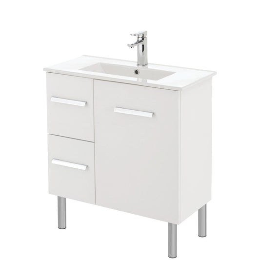 DELGADO 750mm Vanity with Legs Left