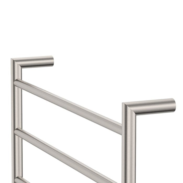 KAYA Round Heated Towel 6045 Brushed Nickel (4 Bars) 600x450x100mm