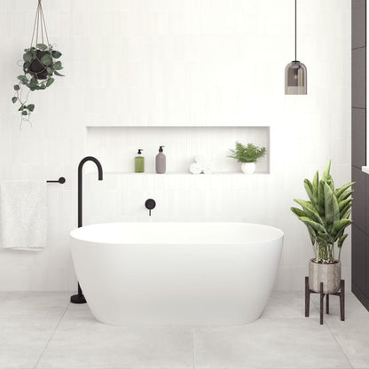 KAYA Lightweight Resin Stone Bath 1500x750x575mm Slim Wall