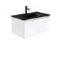 DOLCE Matte Black 750 MANU Vanity Wall Hung 1TH