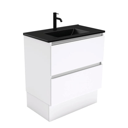 DOLCE Matte Black 750 QUEST Vanity on Kick 1TH