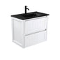 DOLCE Matte Black 750 HAMPTON Vanity Wall Hung 1TH