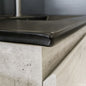 DOLCE Matte Black 900 UNICAB Vanity on Legs Left Drawers 1TH