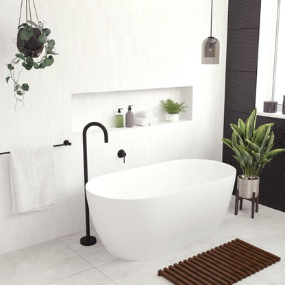 KAYA Lightweight Resin Stone Bath 1500x750x575mm Slim Wall