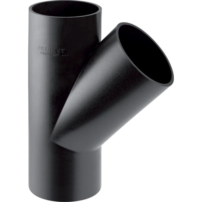 Geberit HDPE branch fitting 45 deg