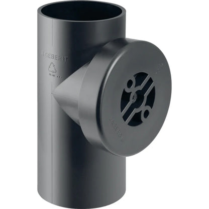 Geberit HDPE access pipe 90 deg with round service opening