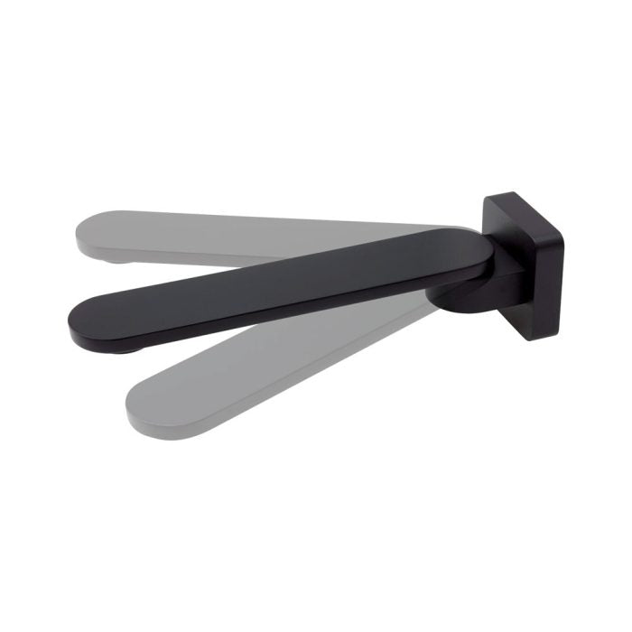 Empire Slim Swivel Bath Outlet, Matte Black