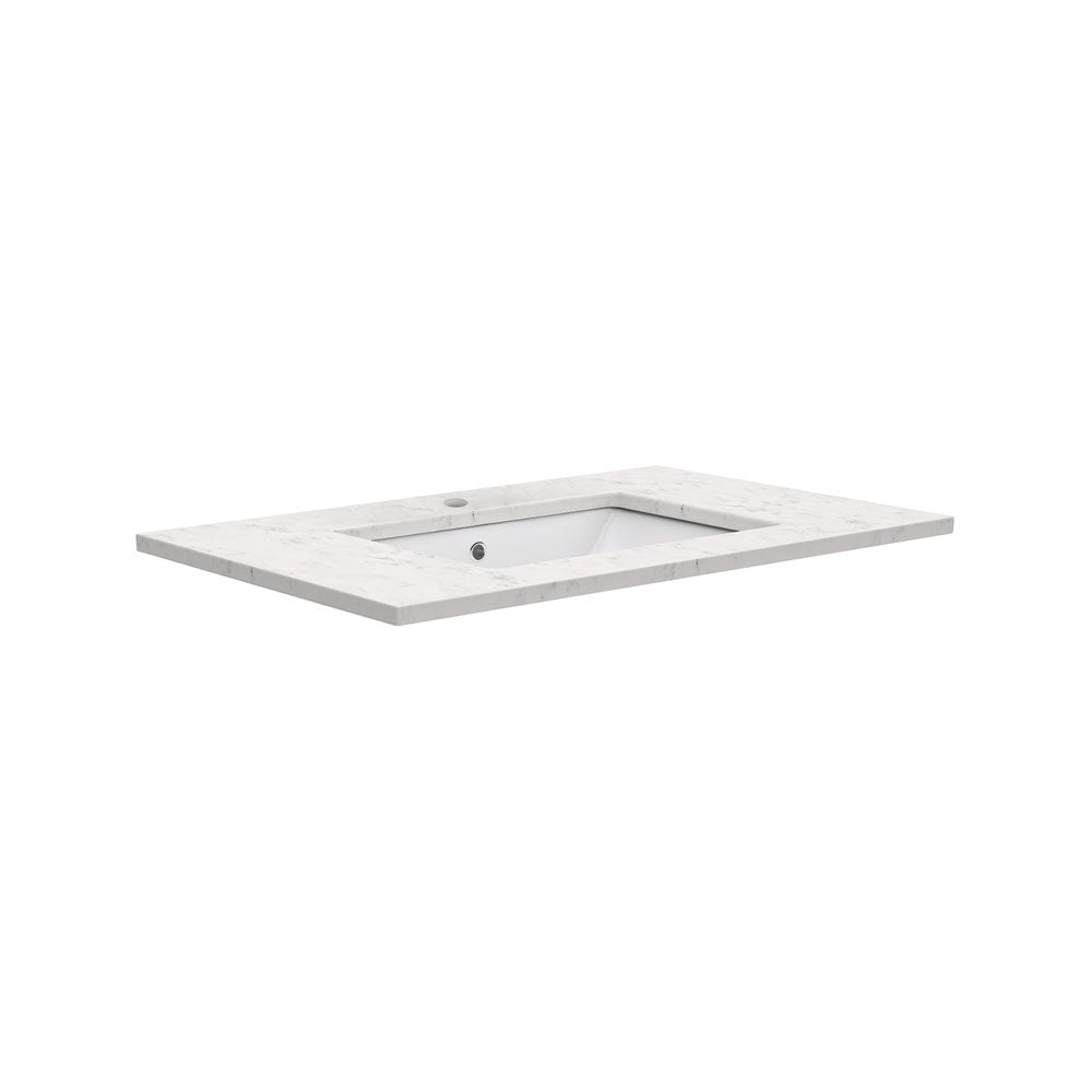 SARAH Undermount BIANCO MARBLE 750mm Basin Top Only 1TH