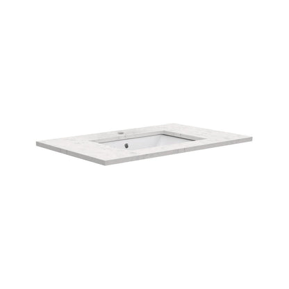 SARAH Undermount BIANCO MARBLE 750mm Basin Top Only 1TH