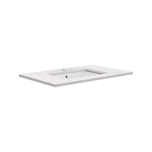 SARAH Undermount BIANCO MARBLE 750mm Basin Top Only 1TH