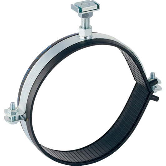 Geberit Pluvia pipe bracket with electrofusion tape for anchor point