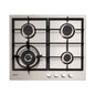 60cm 4 Burner Gas  Cooktop  + Wok burner + Cast + Front knobs + FFD