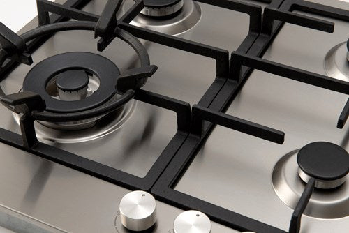 60cm 4 Burner Gas  Cooktop  + Wok burner + Cast + Front knobs + FFD