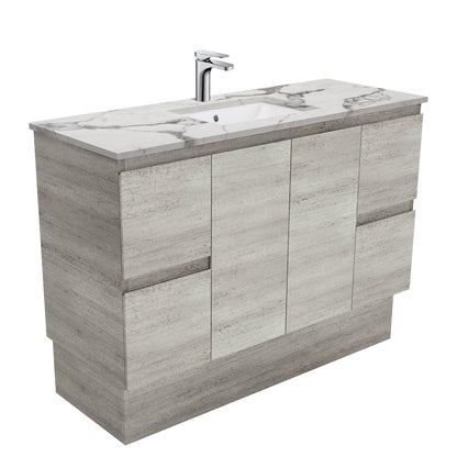 SARAH CALACATTA MARBLE 1200 EDGE INDUSTRIAL Cab on Kick 1TH