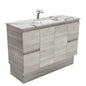 SARAH CALACATTA MARBLE 1200 EDGE INDUSTRIAL Cab on Kick 1TH