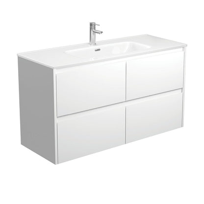 JOLI AMATO 1200 Matte White Vanity Wall Hung 1TH