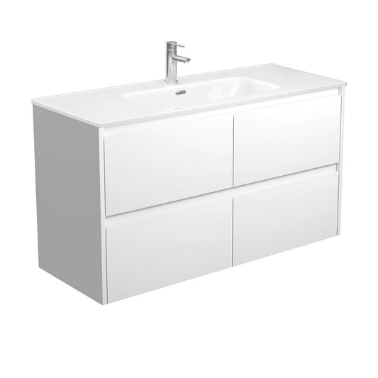 JOLI AMATO 1200 Matte White Vanity Wall Hung 1TH