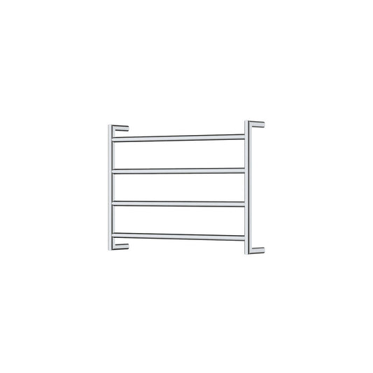 Kaya Heated Towel Rail, 600 x 450mm, Chrome