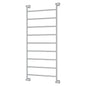 Lillian Heated Towel Rail, 600 x 1200mm, Chrome