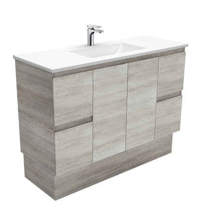 VANESSA Poly Marble 1200 INDUSTRIAL EDGE Cab on Kick 1TH