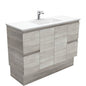 VANESSA Poly Marble 1200 INDUSTRIAL EDGE Cab on Kick 1TH