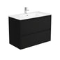 JOLI AMATO 900 Matte Black Vanity Wall Hung 1TH