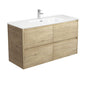 JOLI AMATO 1200 SCANDI OAK Vanity Wall Hung 1TH