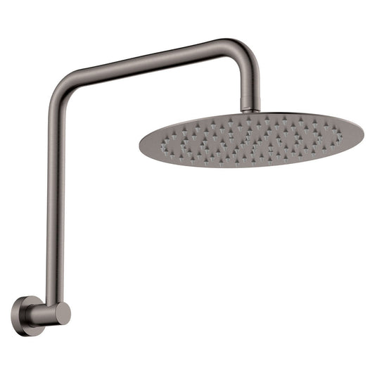 KAYA Gooseneck Shower Arm Set Gun Metal