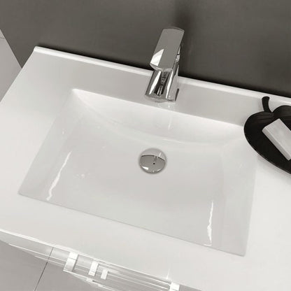 Vanessa Amato 900 Scandi Oak Vanity On Kick