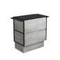 AMATO INDUSTRIAL 750 Cabinet Matte Black Towel Rails On Kick