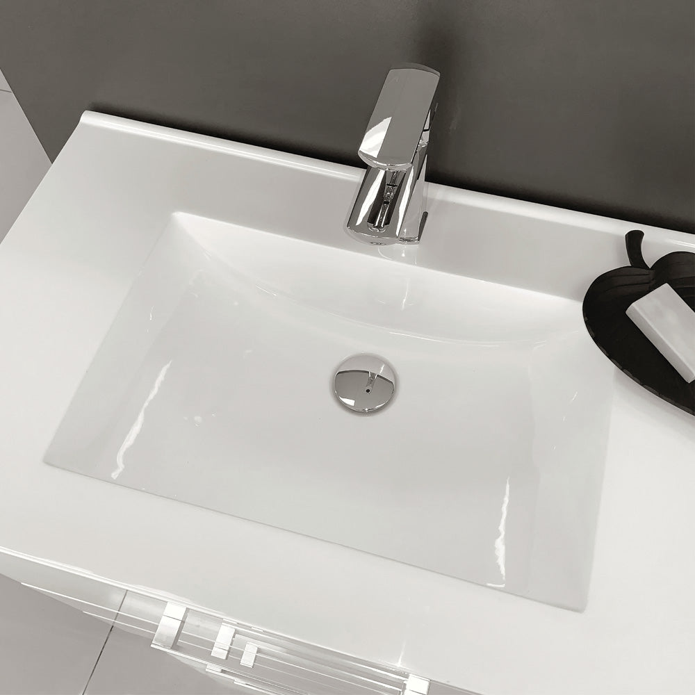 Vanessa Amato 750 Scandi Oak Vanity On Kick