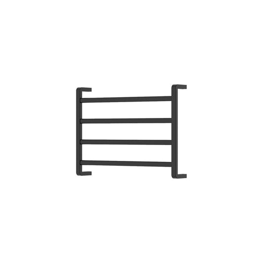 KOKO Heated Towel Rail 6040 Matte Black (4 Bars) 600x450x100mm