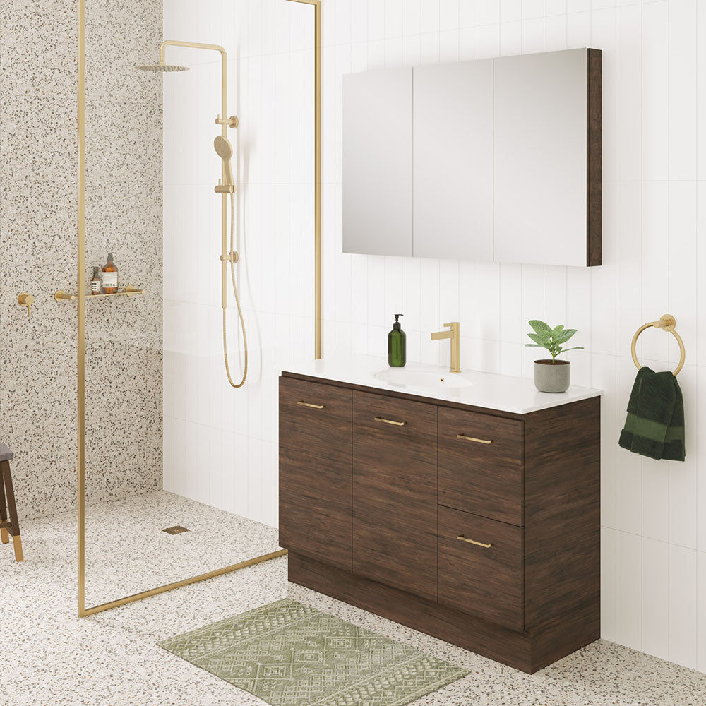 Carmen Door & Drawer 1200 Single Bowl Floor Standing Vanity