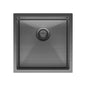 HANA Single Bowl Sink 32L Carbon Metal Inc Sink Protect Top/Undermount 450x450x200mm