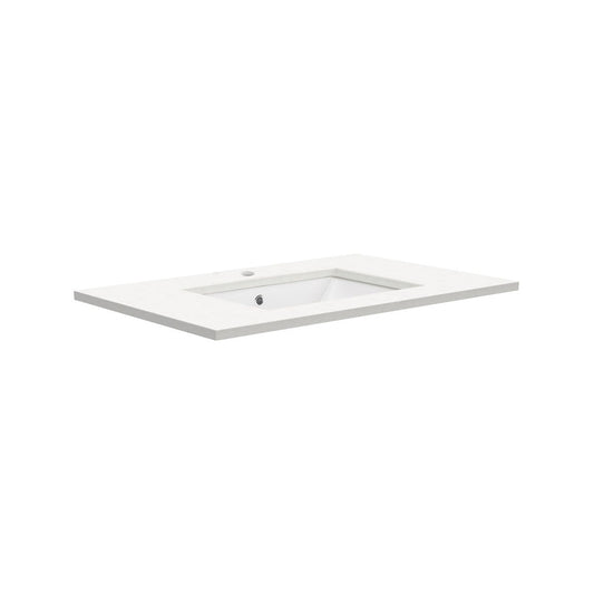SARAH Undermount CRYSTAL PURE 750mm Basin Top Only 1TH