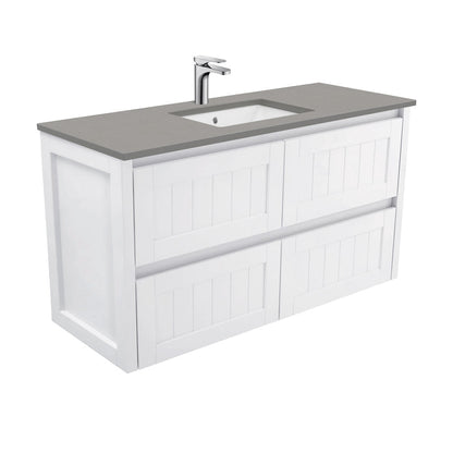 SARAH DOVE GREY 1200 HAMPTON Wall Hung Cab 1TH