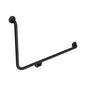 90° Accessible Right-Hand Grab Rail, Matte Black